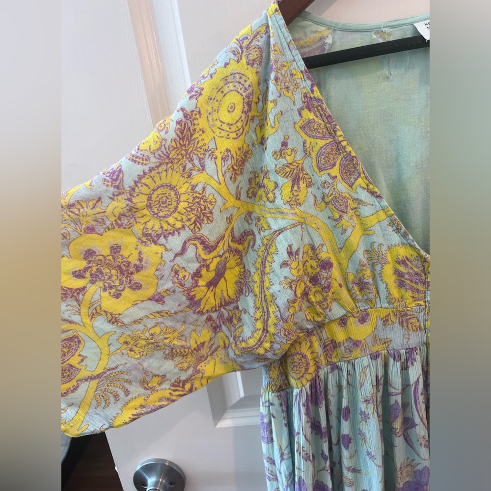 HEMANT & NANDITA Multi Floral Printed
Maxi Dress - Picture 7 of 16